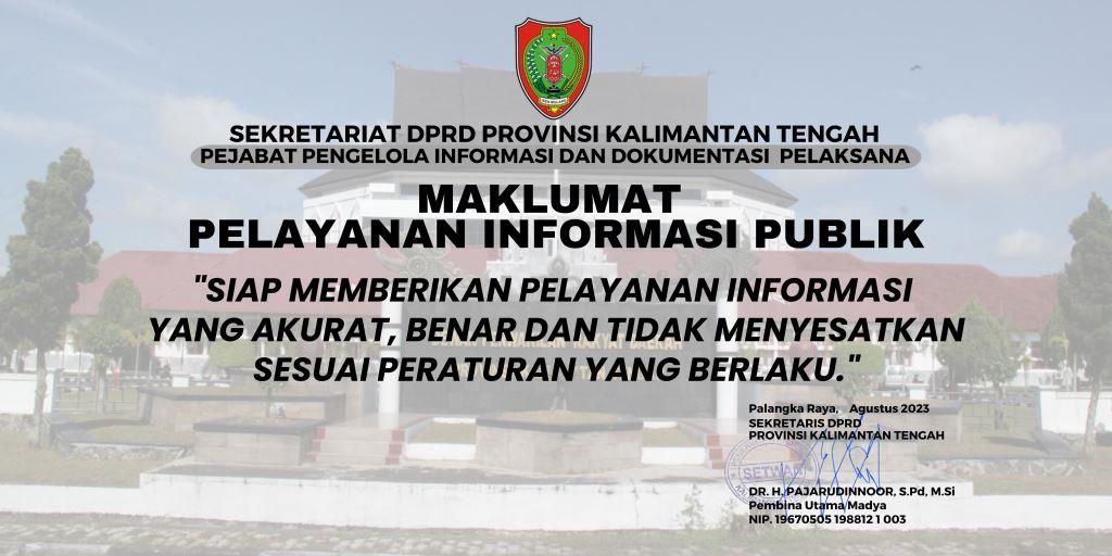 Maklumat Pelayanan Informasi Publik