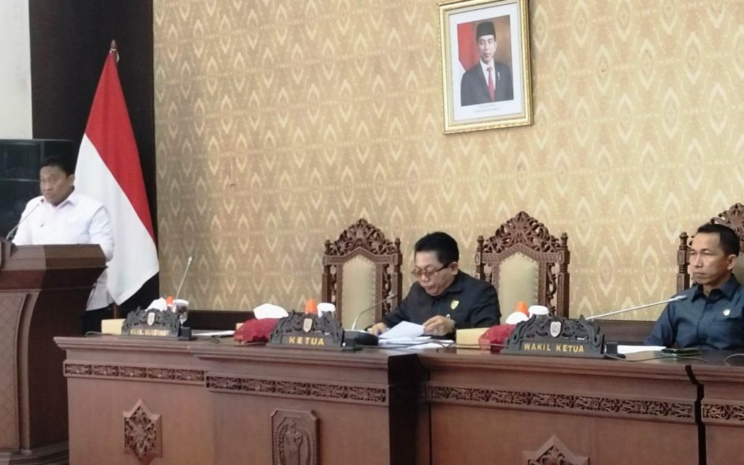 Rapat Paripurna Pidato Pengantar Nota Keuangan dan Ranperda RAPBD 2024