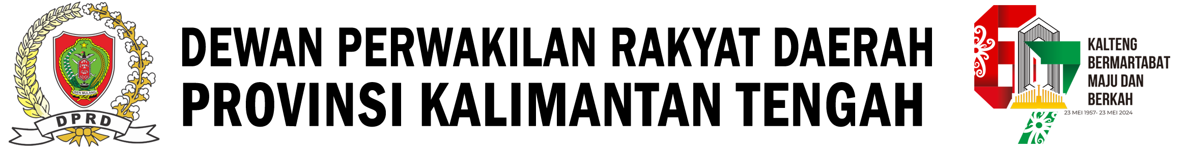 logo dprd kalteng edisi hut 67