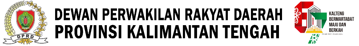 logo dprd edisi hut kalteng